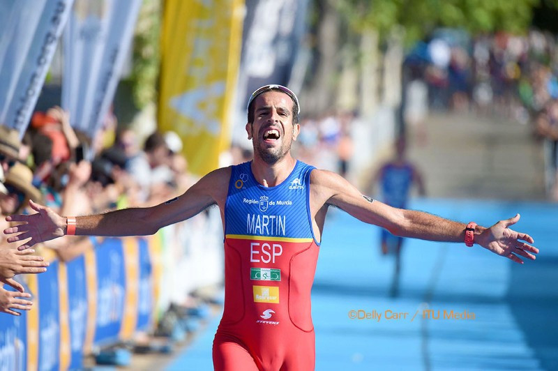 Two-time world champion Emilio Martin of Spain finally got his hands on European Duathlon Championships gold ©ITU