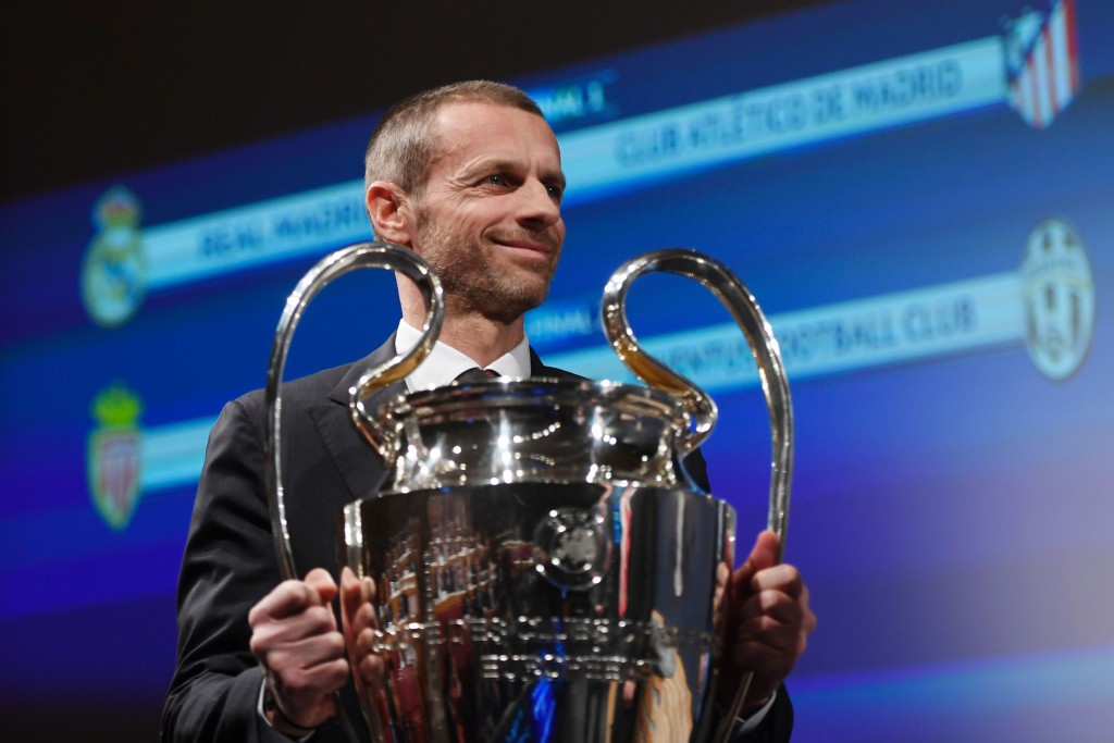 UEFA President Aleksander Čeferin claimed "protection of human rights and labour rights is of the utmost importance for UEFA" ©Getty Images