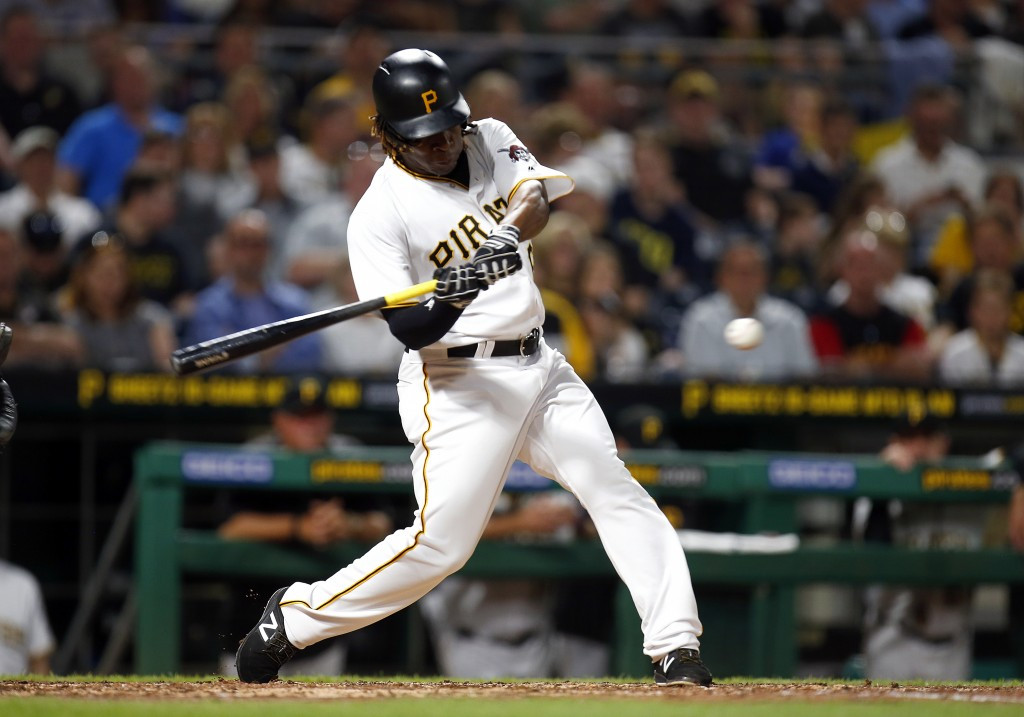 Gift Ngoepe made his debut for the Pirates in the 6-5 win over the Chicago Cubs at PNC Park ©Getty Images