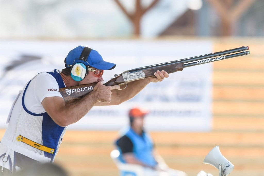 Argentina's Federico Gil secured his first ISSF World Cup medal with gold in Larnaca ©ISSF
