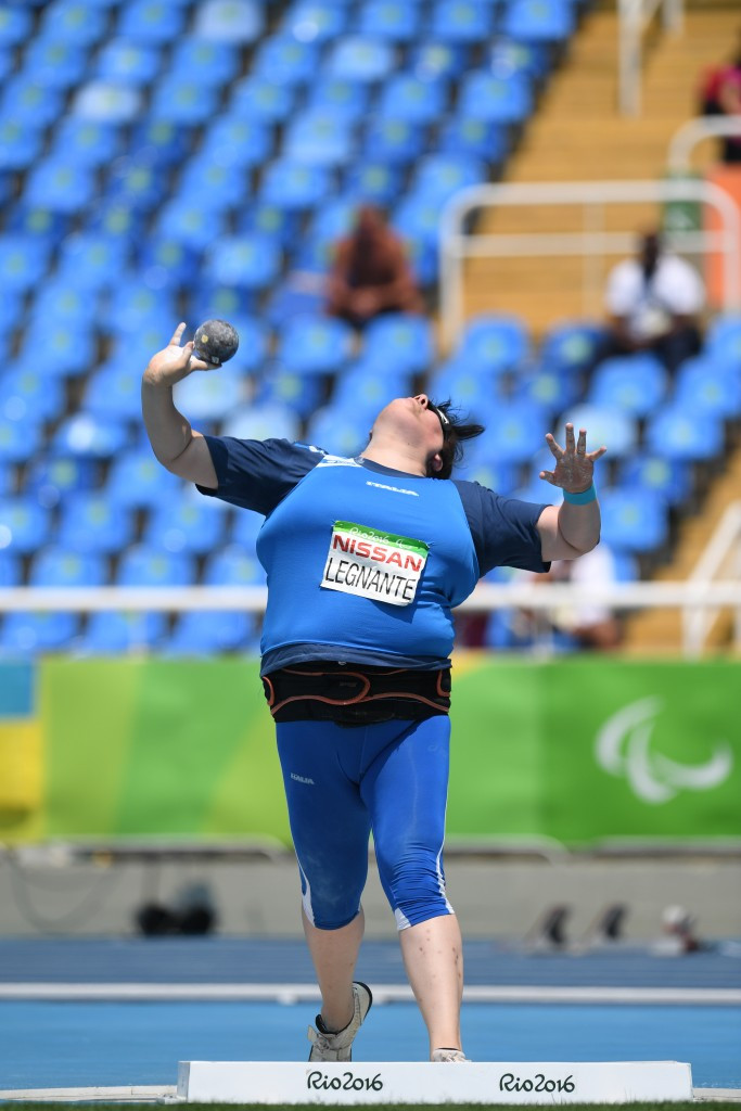 Italian shot putter Assunta Legnante will be looking to make her mark in front of a home crowd ©Getty Images