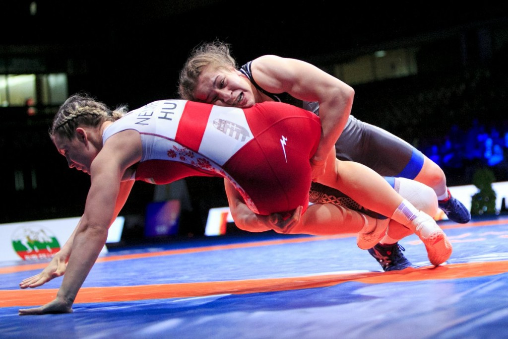 Turkey's Yasemin Adar defended her title in the women's 75kg category ©UWW