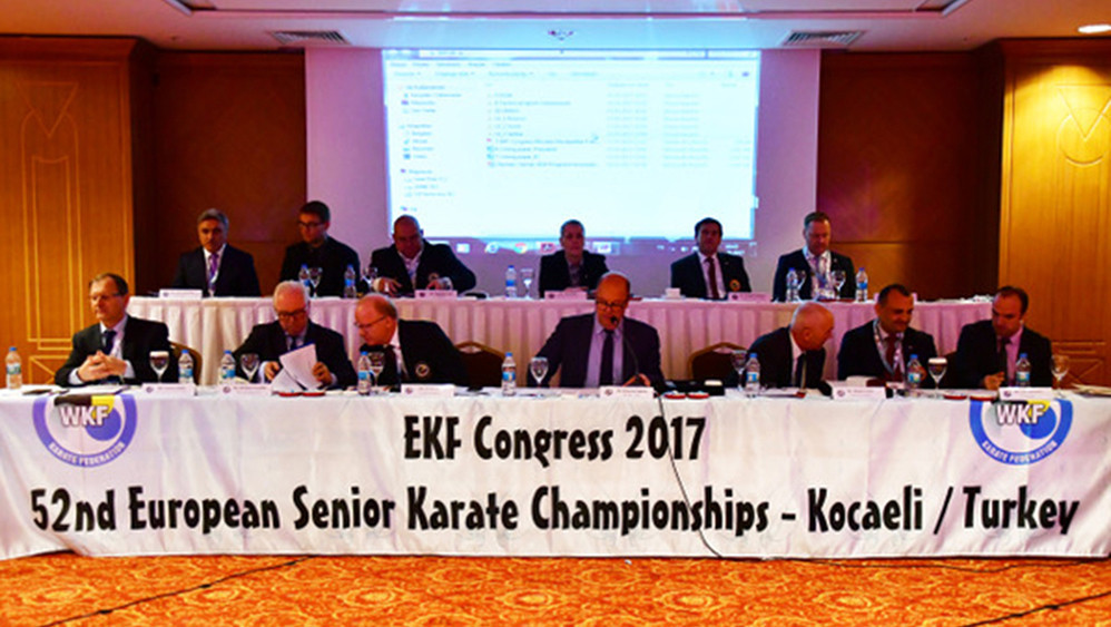 Antonio Espinós was re-elected at the General Congress of the European Karate Federation on Wednesday ©WKF