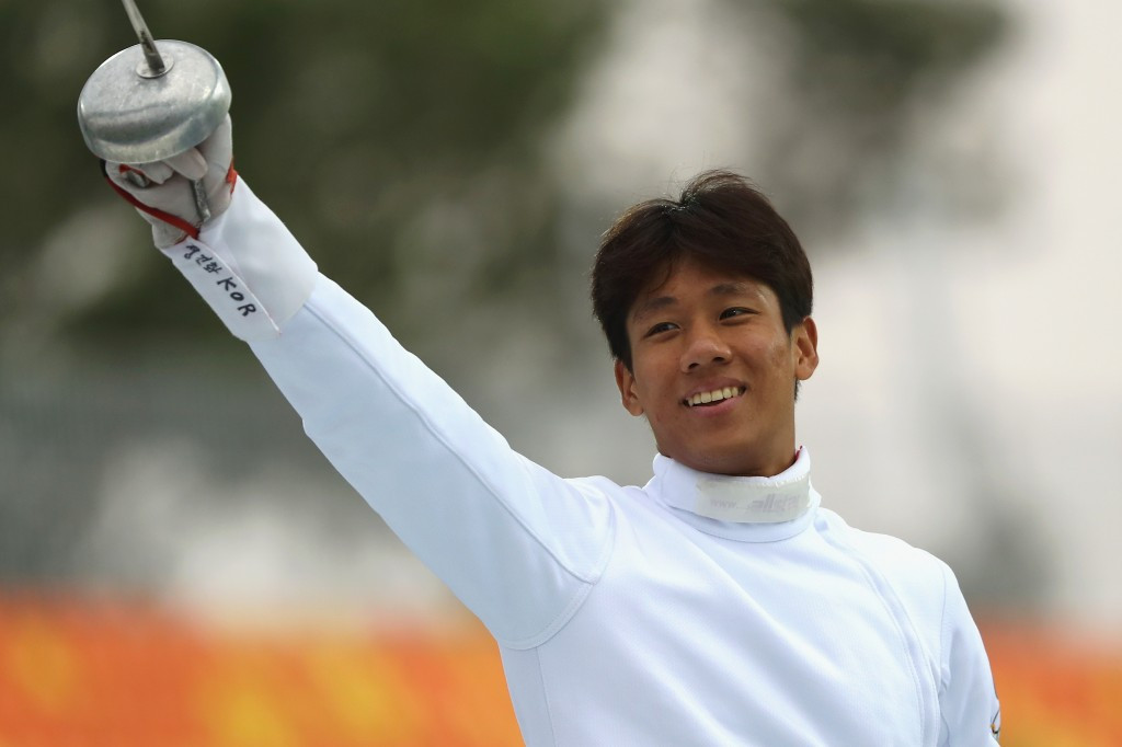 South Korea’s Jung Jinhwa won Group A of men's qualification at the UIPM World Cup in Kecskemét ©Getty Images