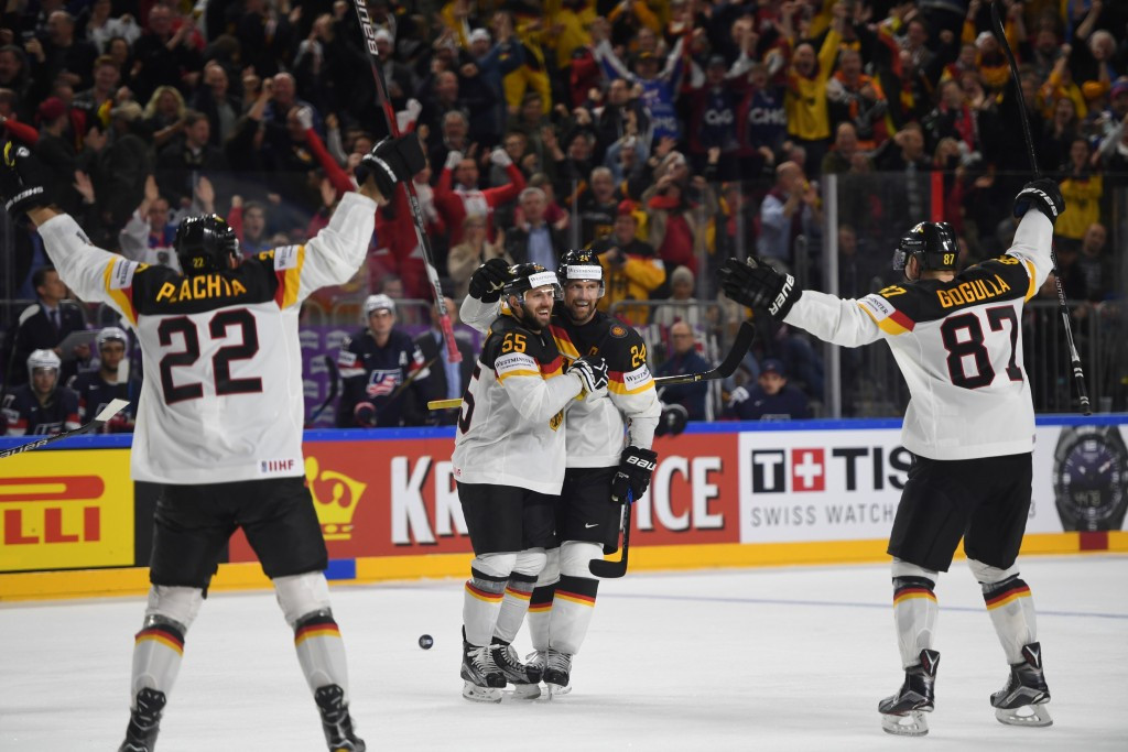 Hosts Germany stun United States as IIHF Men’s World Championships begin
