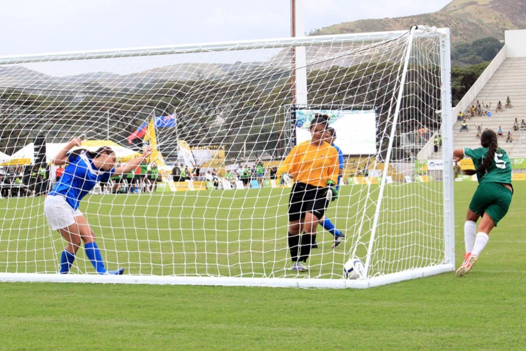 Cook Islands secured their first ever women's football medal by beating Samoa 2-0 in the bronze medal match