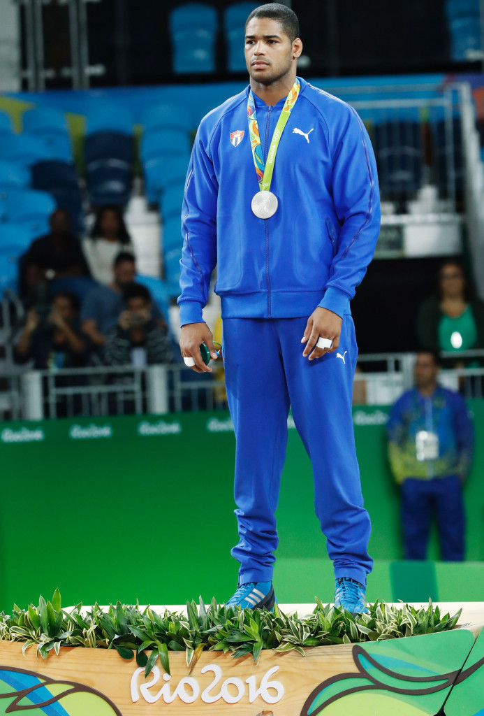 Yasmany Lugo topped the Greco-Roman 98kg podium at the Pan-American Wrestling Championships ©Getty Images