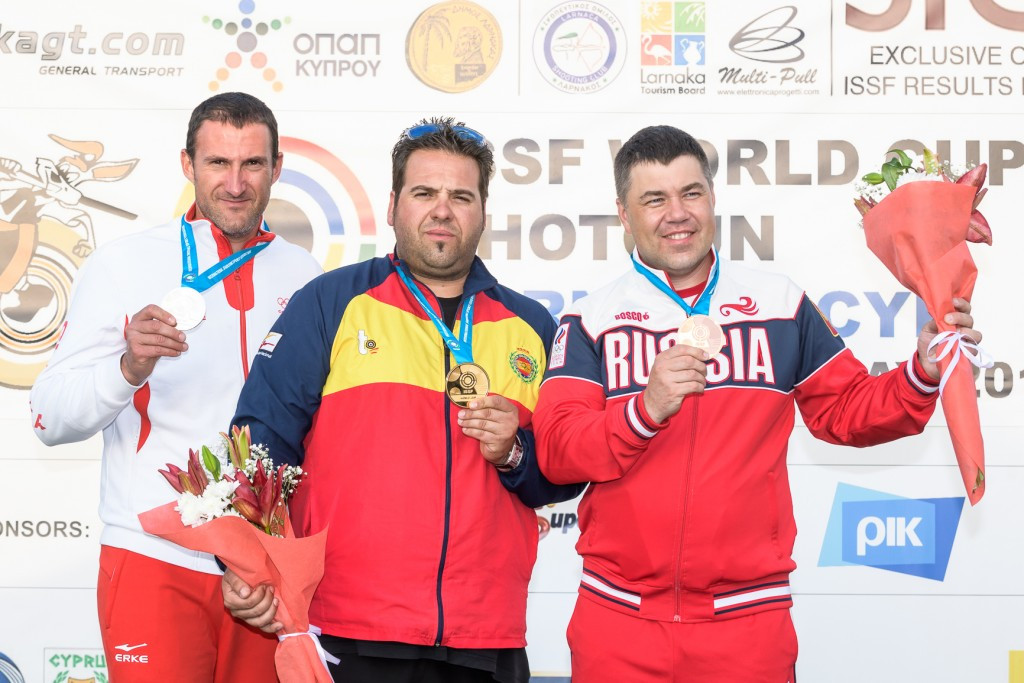 Antonio Bailon beat two Olympic champions in Cyprus ©ISSF