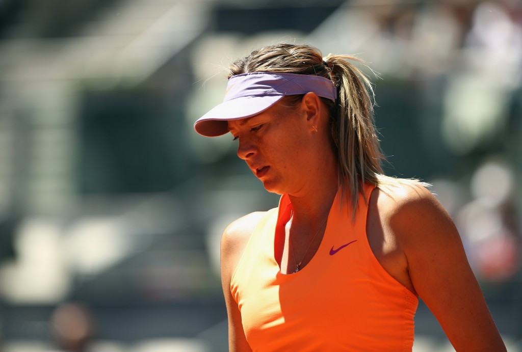 Maria Sharapova progressed at the Madrid Open ©Getty Images