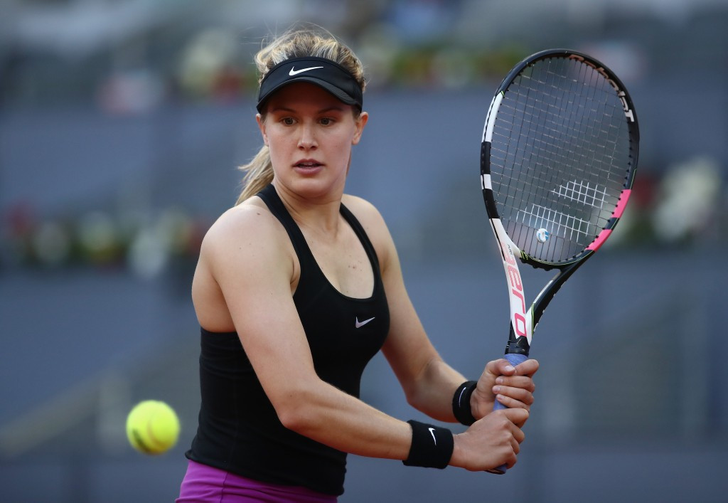 Eugenie Bouchard has been critical of Maria Sharapova's return to tennis ©Getty Images