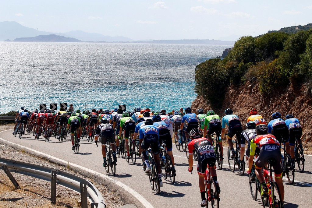 The third stage of the Giro d’Italia brought racing on the island of Sardinia to a close ©Getty Images