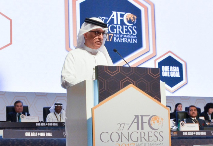 AFC President Shaikh Salman also addressed today's Congress ©AFC
