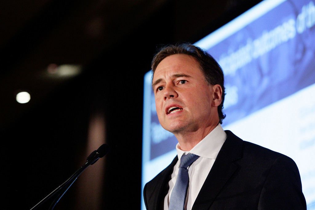 Australia's Health and Sports Minister Greg Hunt has reportedly claimed the budget will be positive for sport ©Getty Images