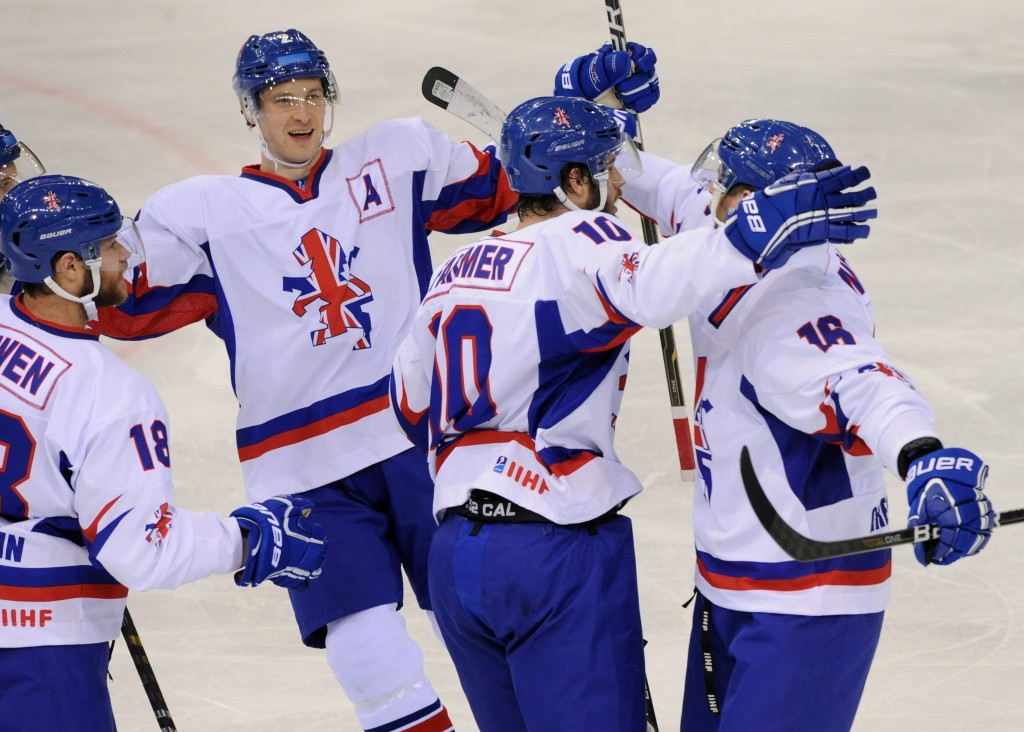 Britain's ice hockey team on course for promotion after beating host country in Eindhoven