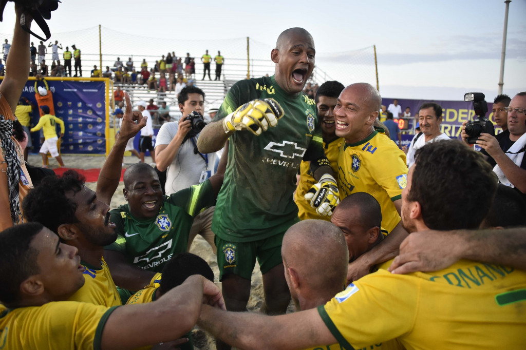 Brazil have won a fifth FIFA Beach Soccer World Cup ©Getty Images