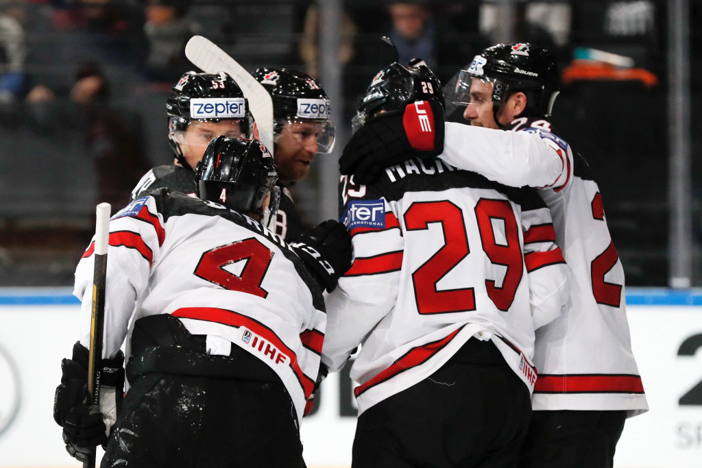 Canada record third straight win at IIHF Men's World Championships