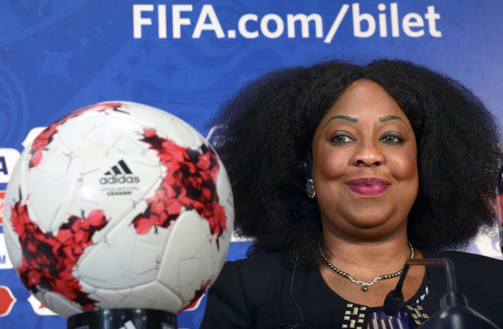 FIFA secretary general Fatma Samoura has defended the organisation's stance on fighting racism in the sport ©Getty Images