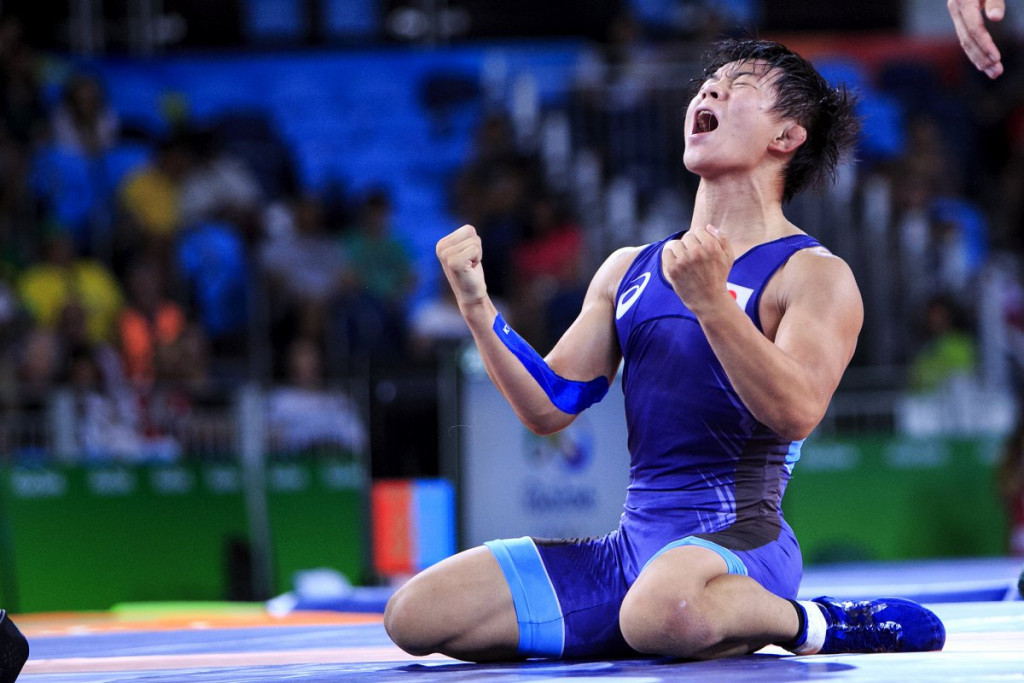 Rio 2016 silver medallist Rei Higuchi is moving upto the men's freestyle 61kg category ©UWW