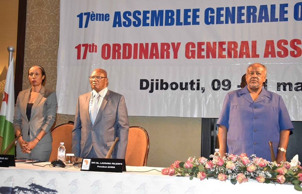 Bach arrives in Djibouti as ANOCA General Assembly begins without Presidential candidate
