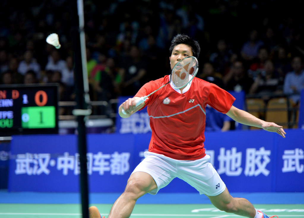 Chou Tien Chen of Chinese Taipei is top of the rankings ©Getty Images