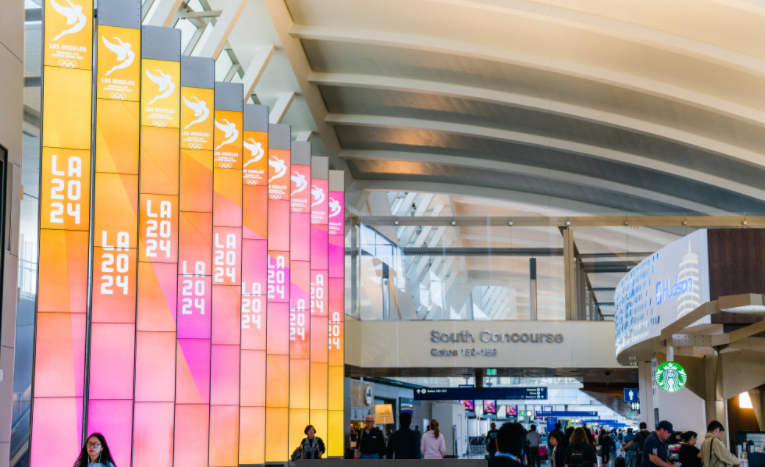 More branding at the LAX International Airport ©LA 2024/Flickr