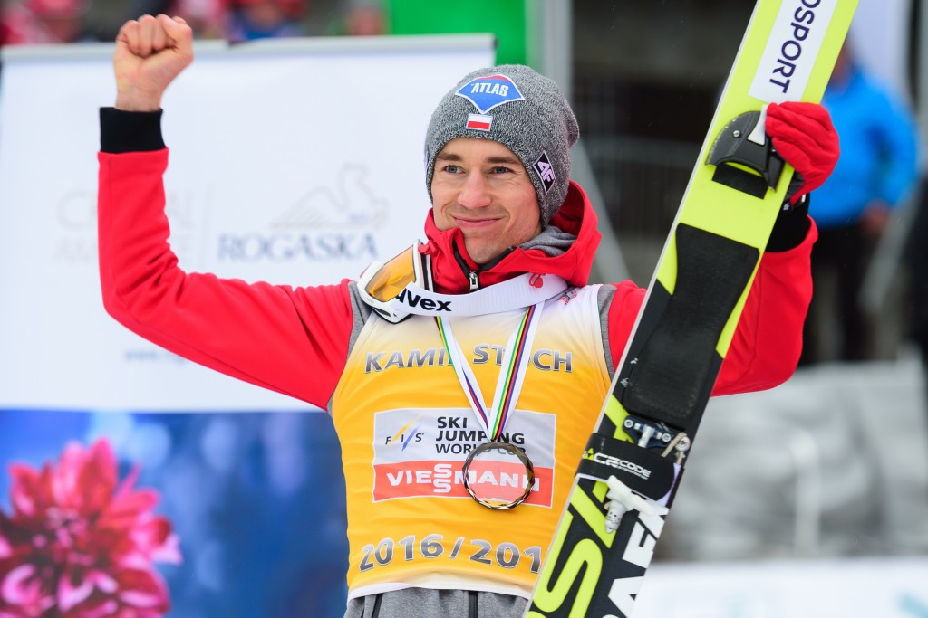 Double Olympic champion Kamil Stoch will headline the Polish team ©Getty Images