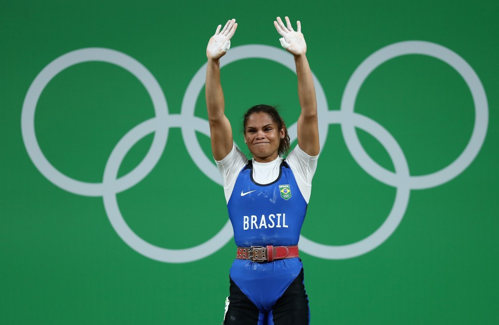 Rosane Santos was another of Brazil's lifters at Rio 2016 ©Getty Images
