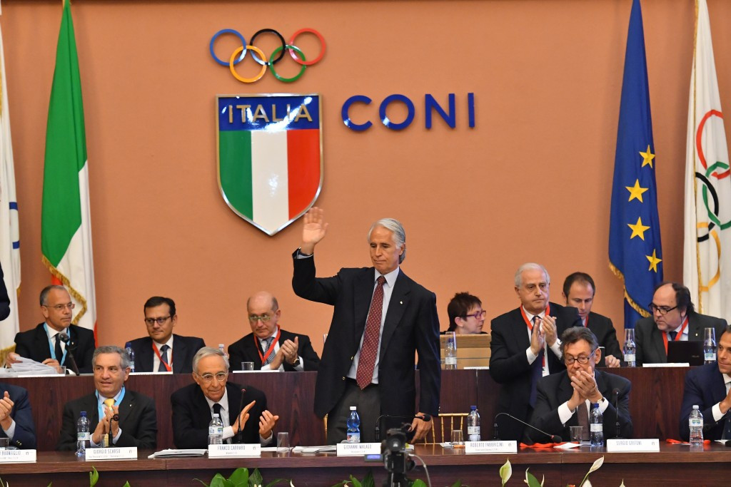 Giovanni Malagò has been re-elected as President of the Italian National Olympic Committee for a fresh four-year term ©CONI