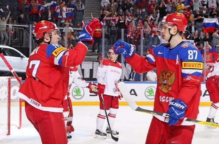 Russia won their fourth consecutive match at the IIHF World Championships today ©IIHF