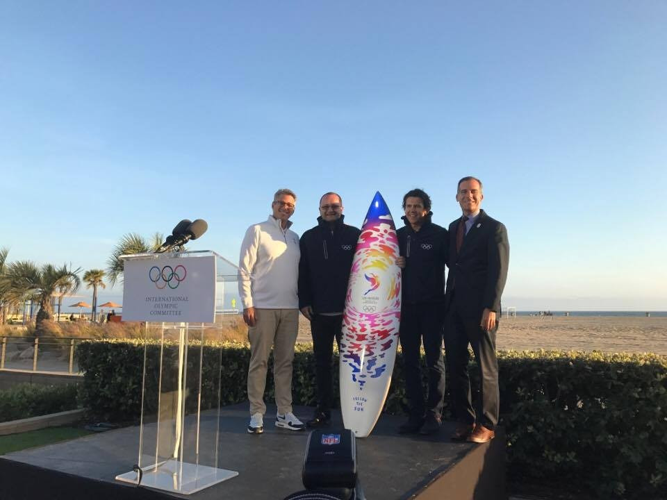 Los Angeles 2024 and the IOC conducted a full venue tour today ©ITG