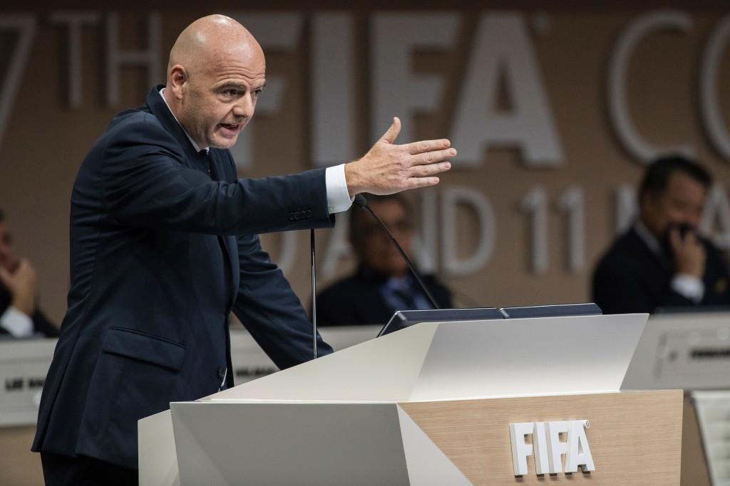 FIFA President Gianni Infantino used his speech at the Congress to attack what he called 