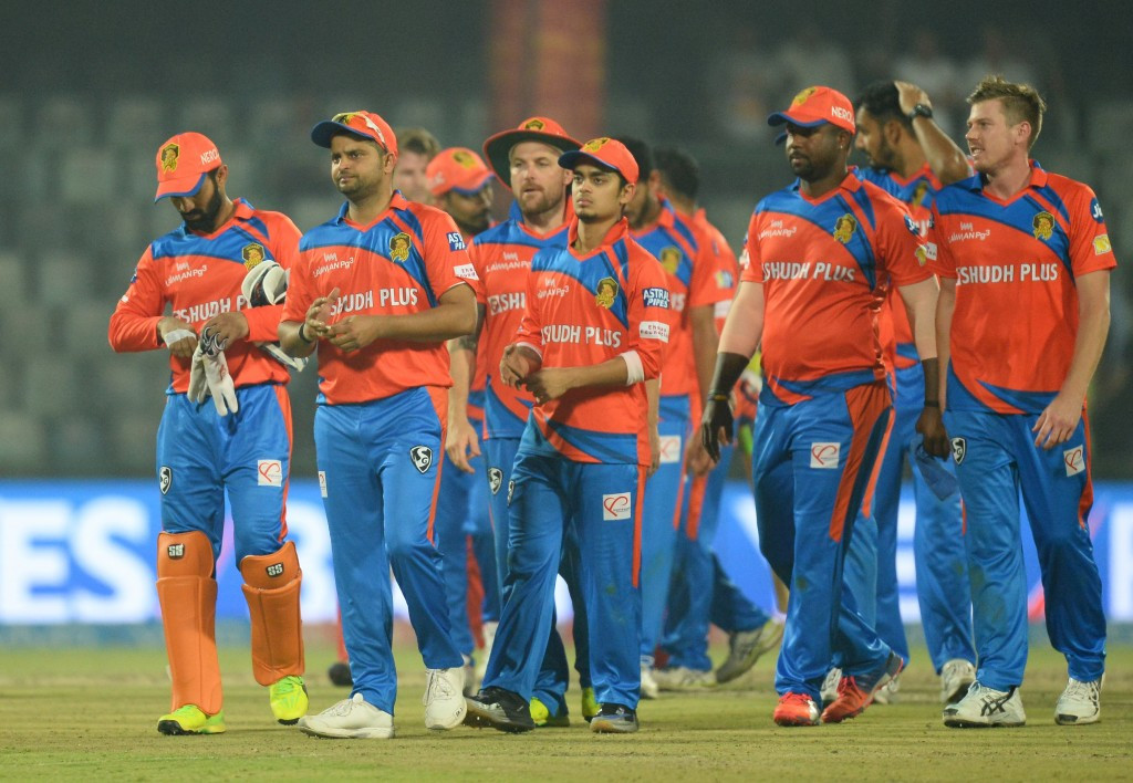 Arrests have been made following the match between the Gujarat Lions, pictured, and Delhi Daredevils ©Getty Images