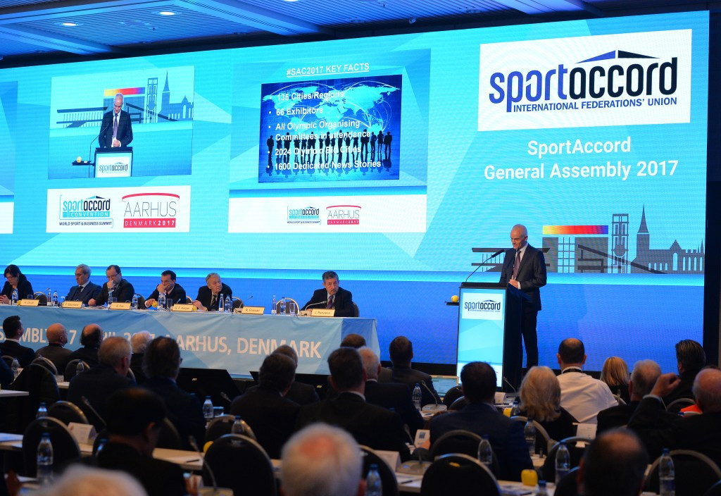 This year's SportAccord Convention was held in the Danish city of Aarhus ©Getty Images