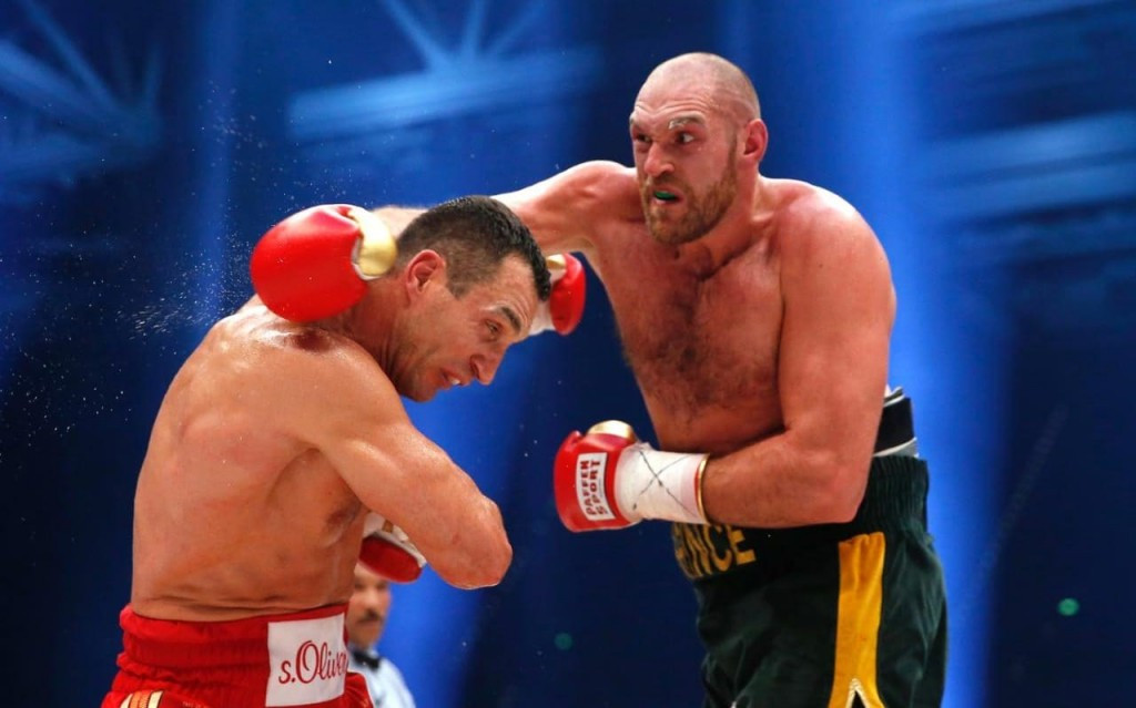Tyson Fury in action against Wladimir Klitschko in November 2015  ©Getty Images