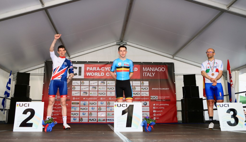 Celen wins gold as road races begin at UCI Para-cycling Road World Cup
