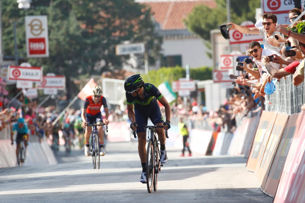 Izaguirre triumphs from breakaway on stage eight of Giro d’Italia
