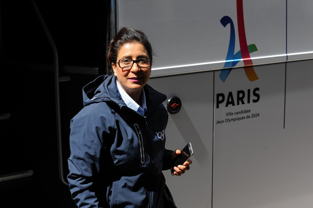 Nawal El Moutawakel, who led the Rio 2016 IOC Coordination Commission, is part of the delegation in Paris ©Paris 2024
