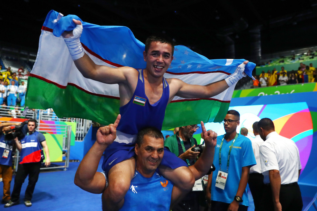 The Uzbek Tigers, including Rio 2016 gold medallist Hasanboy Dusmatov, have secured a 3-2 lead over the Cuba Domadores ©Getty Images