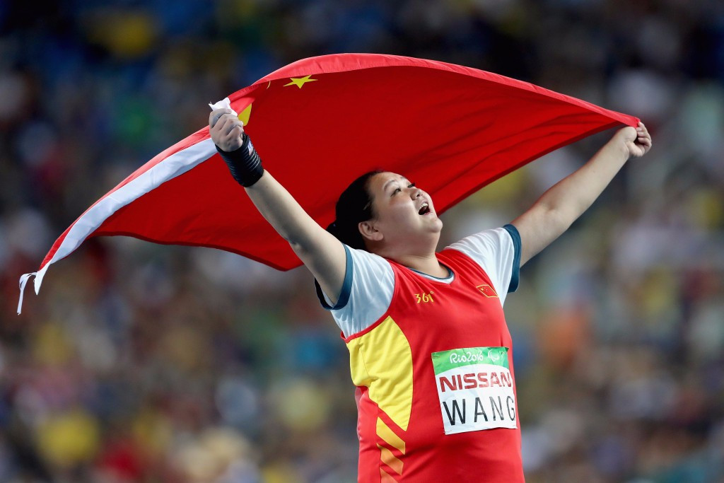 Jun Wang broke a world record on home soil today in Beijing ©Getty Images