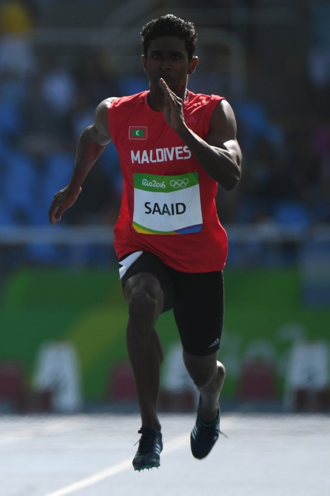Hassan Saaid reached the quarter-finals of the men's 100 metres at Rio 2016 ©Getty Images 
