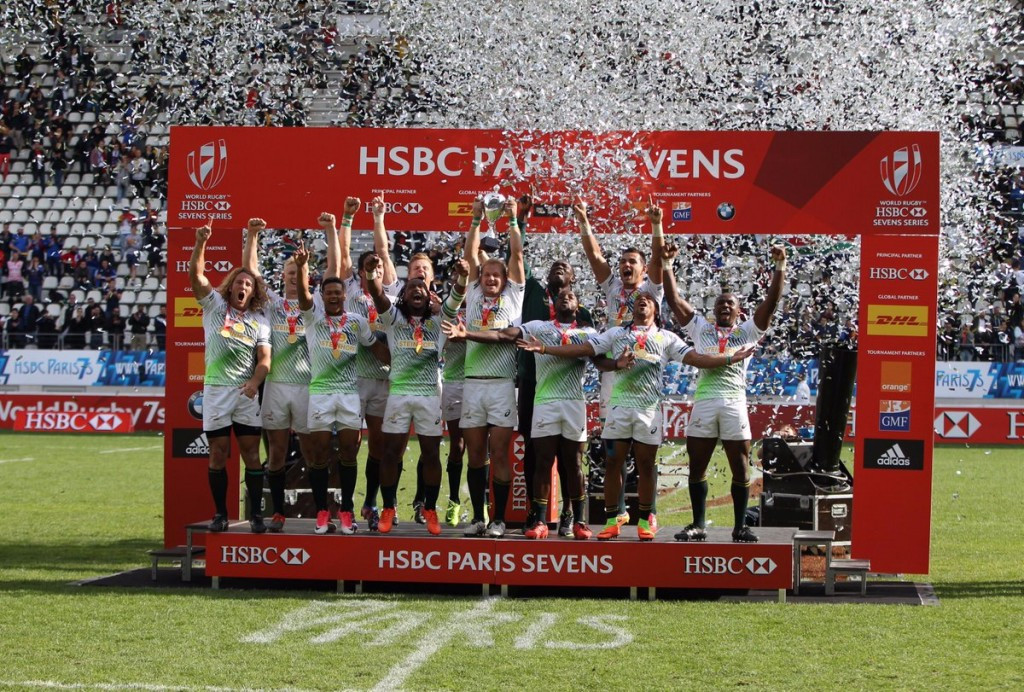 South Africa wrapped up the overall men's World Rugby Sevens Series title ©World Rugby