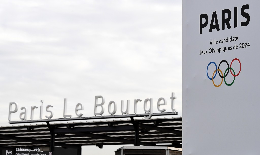 Paris 2024 branding at the Bourget venue cluster ©Getty Images