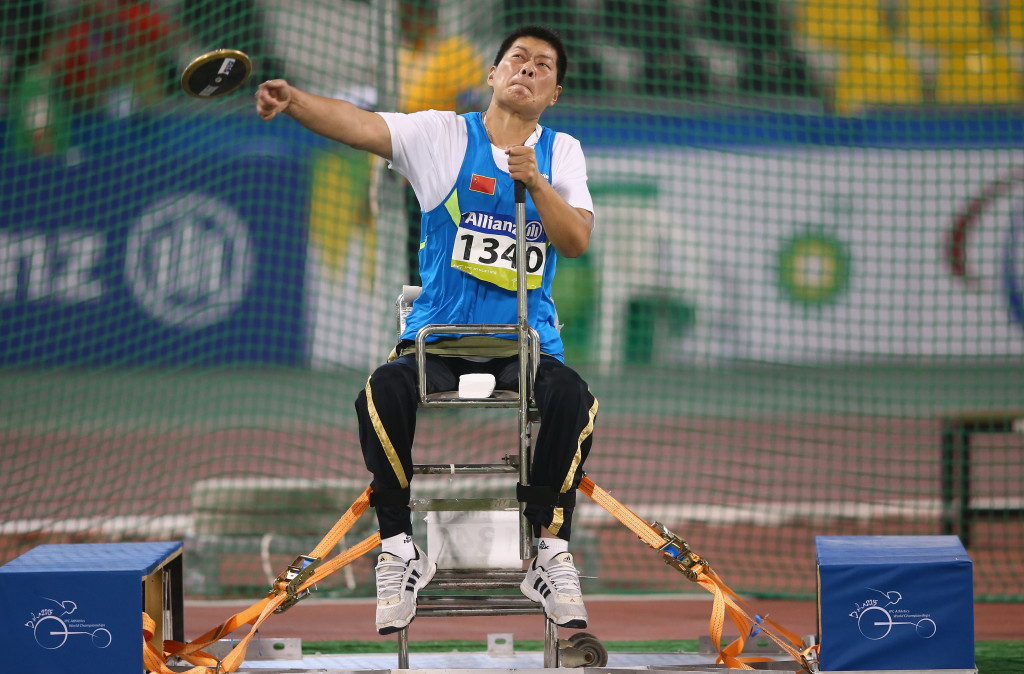 Liwan Yang was among hosts China's triumphant athletes on the final day of competition at the World Para Athletics Grand Prix in Beijing ©Getty Images