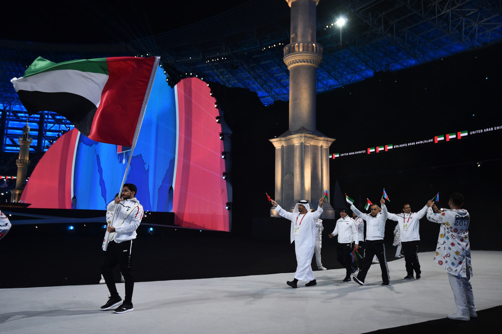 The United Arab Emirates are currently participating at the Baku 2017 Islamic Solidarity Games ©Getty Images