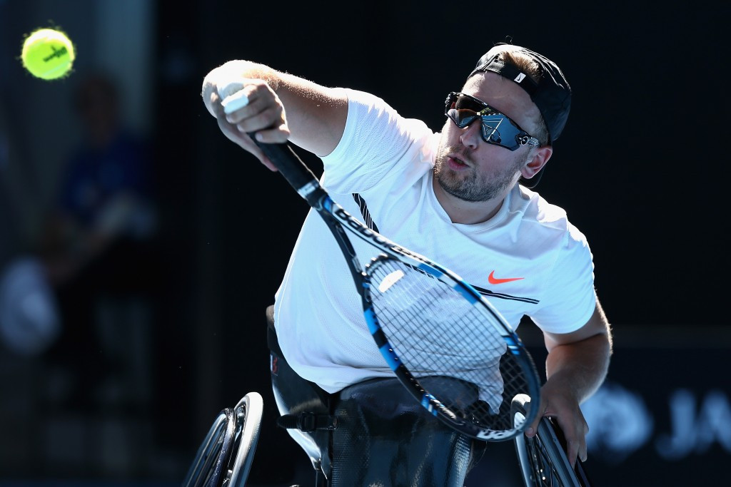 Dylan Alcott, pictured, beat Rio 2016 doubles gold medal-winning partner Heath Davidson today ©Getty Images