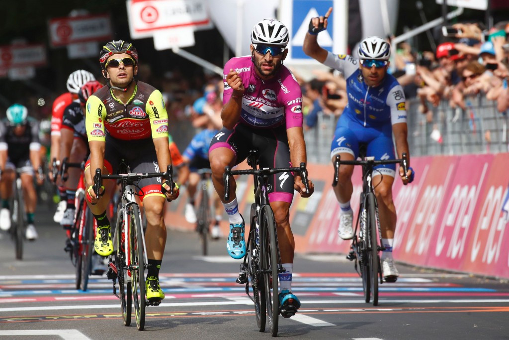 Fernando Gaviria secured his third stage win of the Giro d'Italia ©Getty Images
