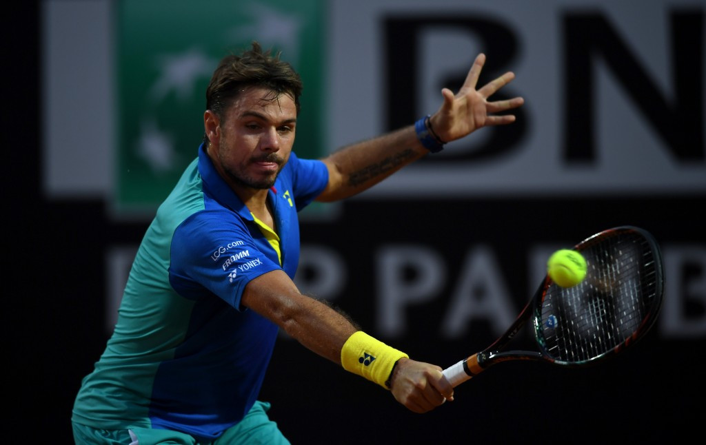 Stan Wawrinka suffered a third round defeat in Rome ©Getty Images