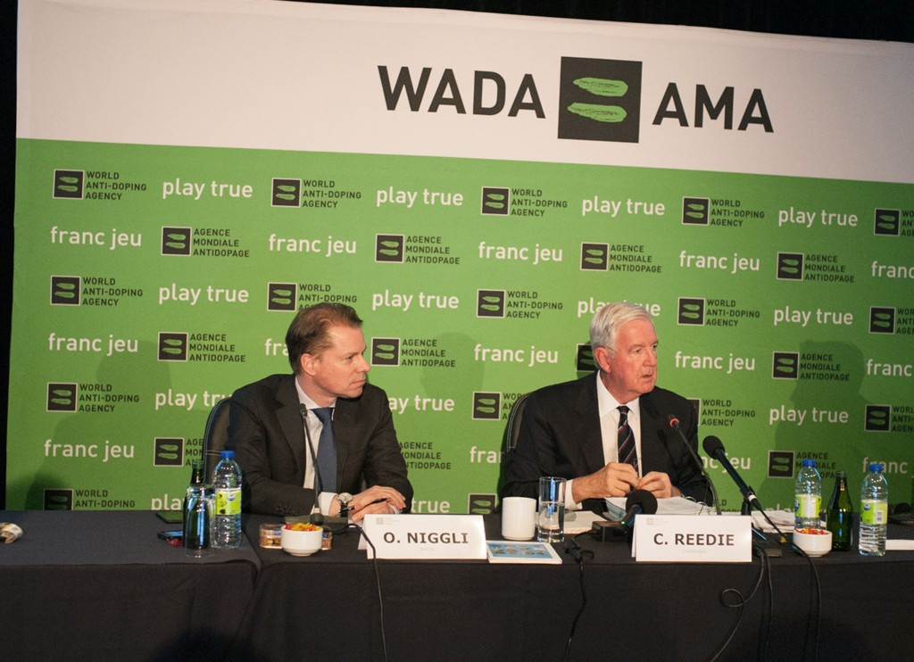 Sir Craig Reedie insisted neither he nor WADA was being soft on Russia ©Getty Images
