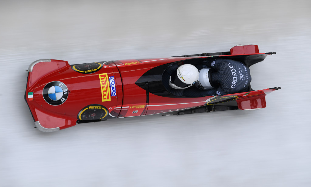 Patrick Baumgartner and Mattia Variola are among members of the Italian bobsleigh team ©Getty Images