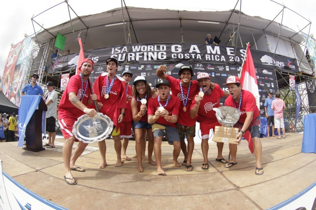 Peru won the team gold medal in 2016 ©ISA